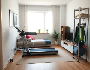 Compacte fitnessapparatuur voor appartementen en kleine ruimtes